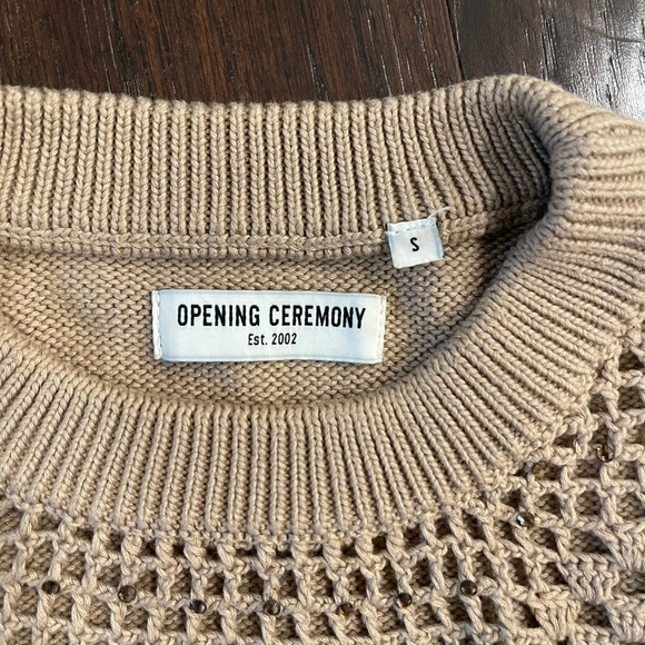 Opening Ceremony Sweater with Rhinestones, size s - Picture 3 of 5